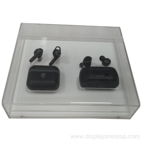 Top quality customized clear acrylic headphone display box